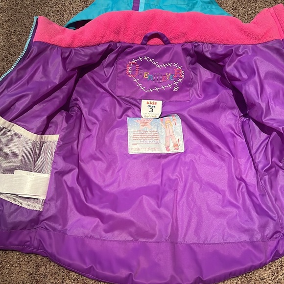 Obermeyer Kids Jacket - Blue, Pink, Purple - Picture 9 of 13